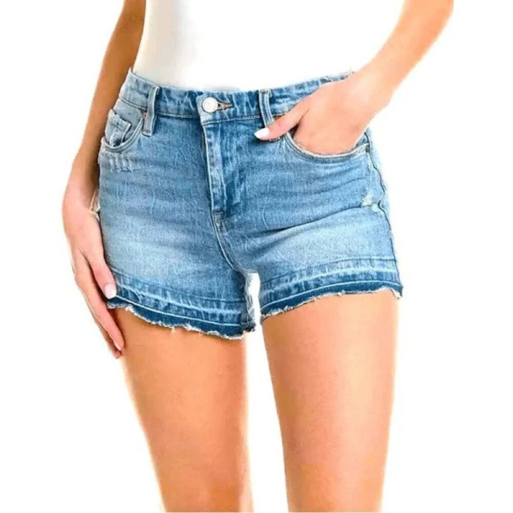 Blank NYC The Lennox Denim Shorts So Yesterday Wash NWT Size 24 Denim